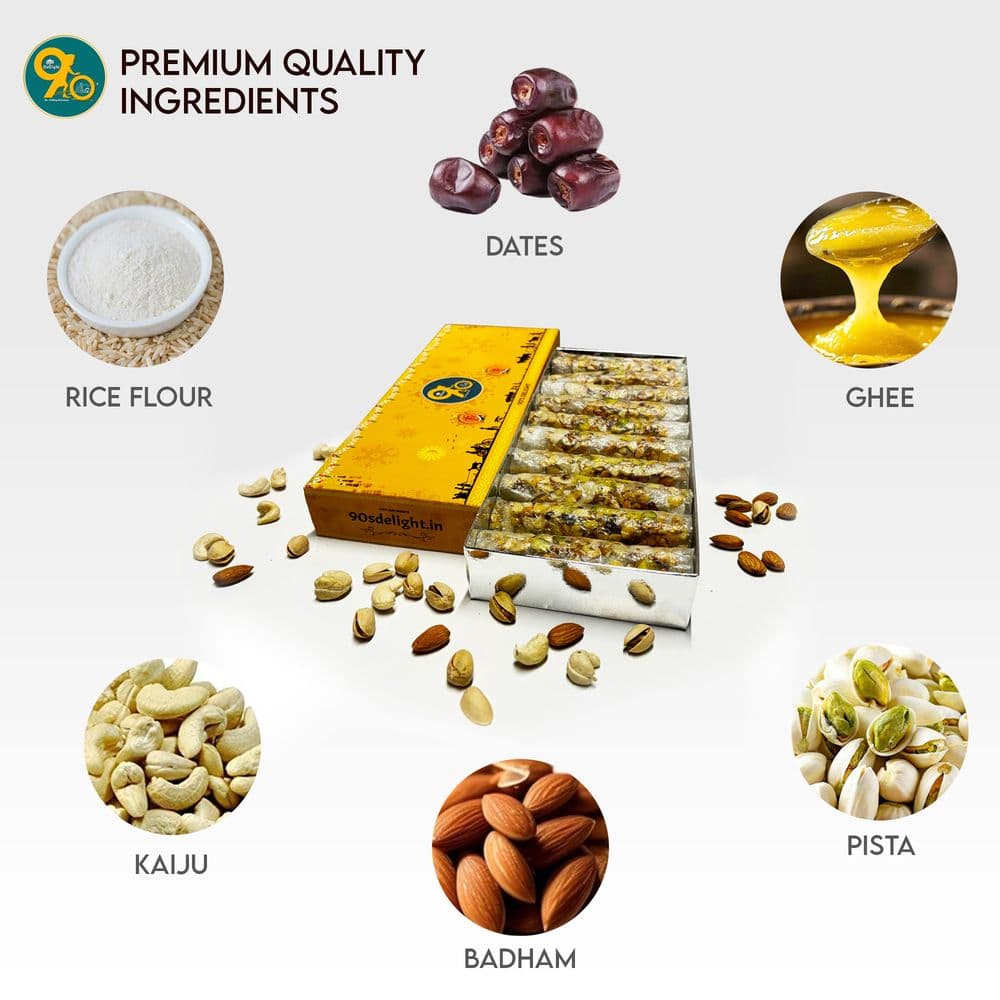 Dates Dry Fruits Putharekulu thumbnail 2