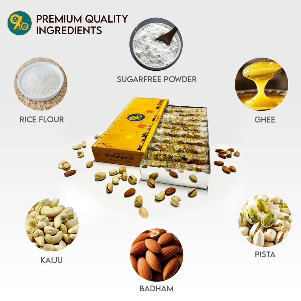 Sugar-Free Dry Fruits Putharekulu thumbnail 2
