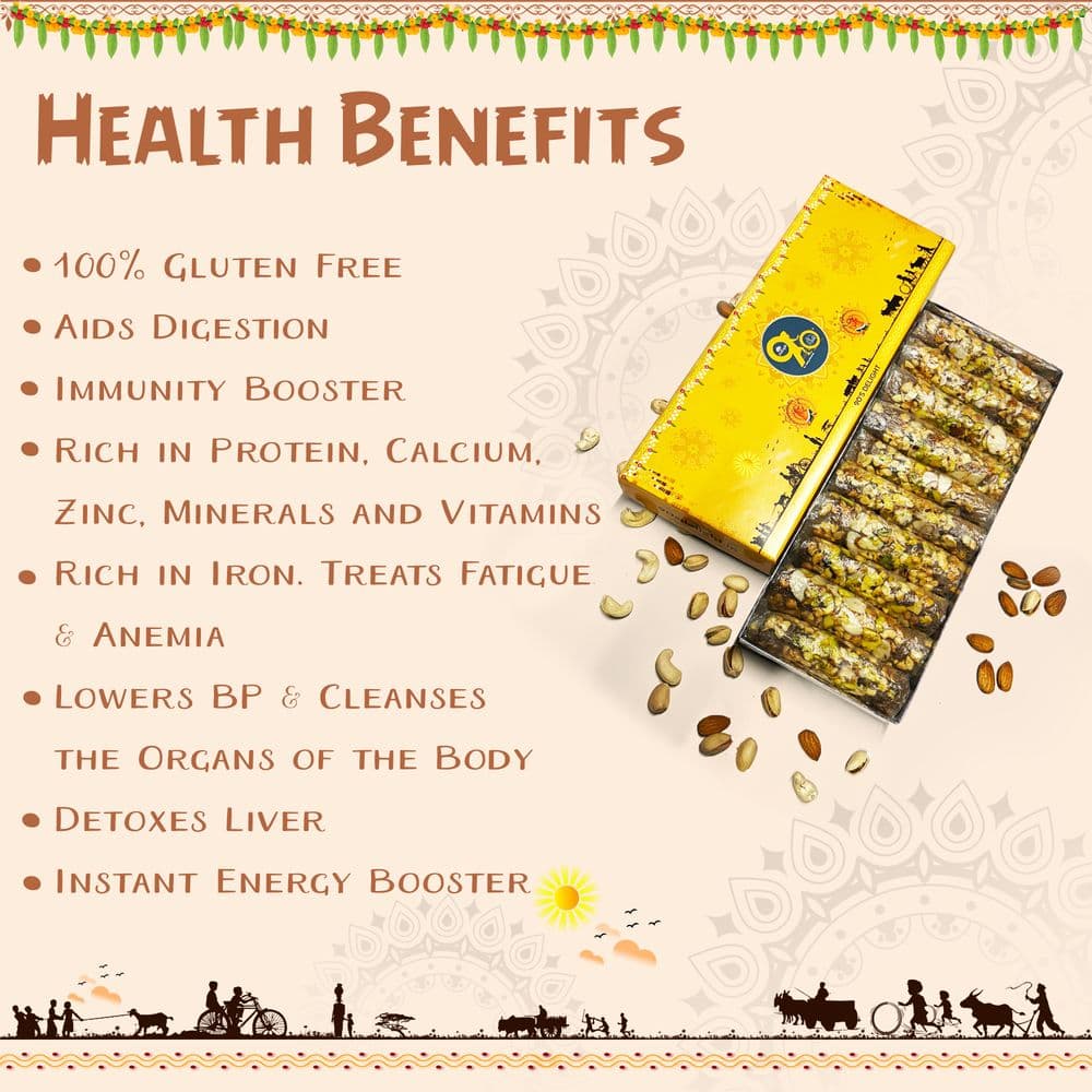 Jaggery Dry Fruits Putharekulu thumbnail 3