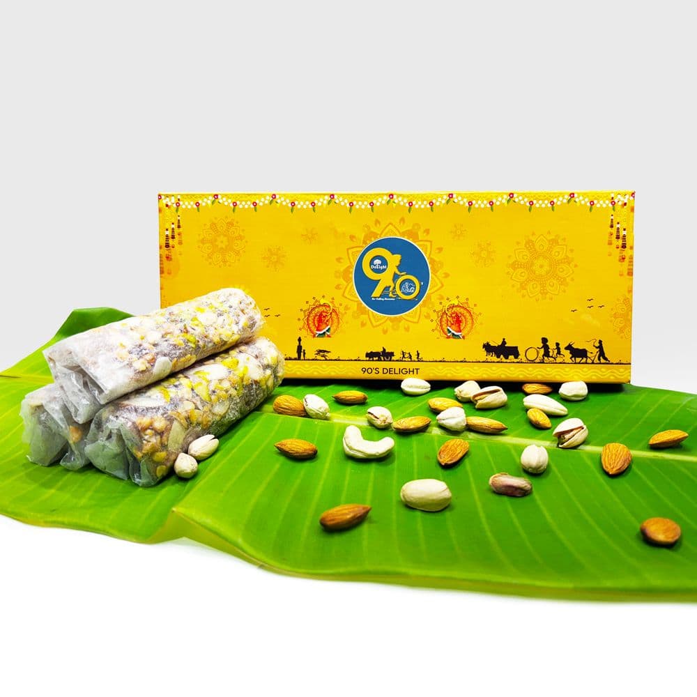 Sugar-Free Dry Fruits Putharekulu